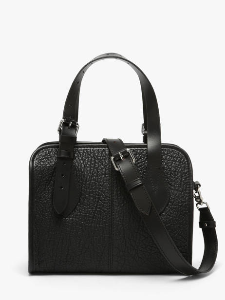 Handtas Vintage Leder Paul marius Zwart vintage S ander zicht 4